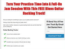Tablet Screenshot of bluesguitarbackingtracks.com